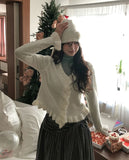 Vien Frill Knit Cardigan