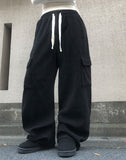 Garen Corduroy Cargo Wide Pants