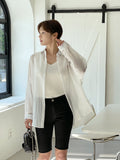 Lentive See-Through Striped Shirt