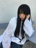 Let's Frill Hood Dot Windbreaker Jacket