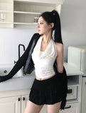 Rack Tiered Frill Mini Skirt