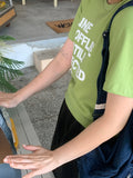 Dalran Lettering Printing Short Sleeve Tee
