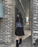Watson Midi Pintuck Skirt