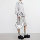 Maryna Button Sweatshirt