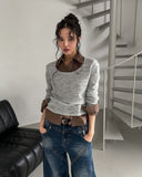 Hug Basic Standard U-Neck Knit