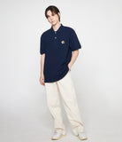 Flower Bear Embroidery Pique Short Sleeve Tee