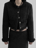 30% wool) Lat Tweed Midi Skirt
