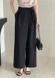 Carpit Unbalanced Wrap Wide Slacks