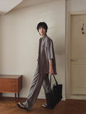 Morris Linen Belted Wide Slacks