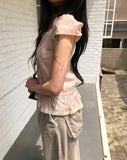Aileen Frill Sleeveless Blouse