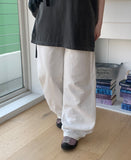 Billon Banding Cotton Wide Pants
