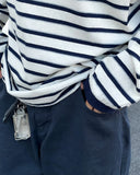 Vehicle Stripe Overfit Long Sleeve T-Shirt