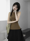 Halter Tangle Top Sleeveless
