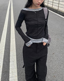 Kaya Black Pintuck Wide Pants