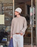 Normal Cotton Plain Long Sleeve T-shirt