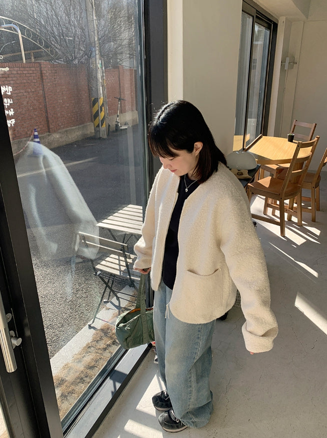 【BAON】Gomibe Washed Denim Wide Pants BAON (バオン) - ゴミブウォッシュ加工デニムワイドパンツ