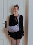 Noi Ruffle Large Shoulder Bag