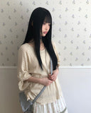Mi Kim Roll-Up Three Quarter T-Shirt