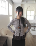 Carven Leather Heart Long Necklace