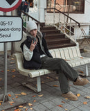 Lowsy Wave Zipper Padded Vest