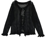 Raven Net Cardigan