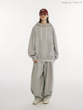 Front Tuck Wide Balloon Sweatpants