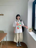 Ogen Tomato Printing Over Short Sleeve Tee