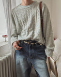 Mod Hairy Cable Knit