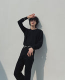 Ness V-neck bamboo knit