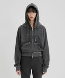 Layered Zip Hoodie