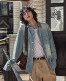 Morris two pocket denim shirt