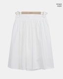 Glen Flare Midi Skirt