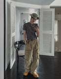 Pitt vintage utility pocket cargo pants