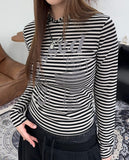 Ruben Striped Print Hoodie