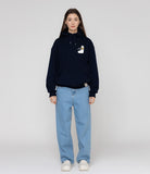Socks Drawing Smile Logo Hoodie