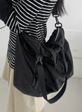 Mihoo Vintage Stripe Button Pocket Long Sleeve T-Shirt