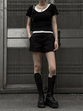 Laz Henley Neck Sleeveless