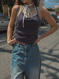 Unbalance Drape Long Sleeveless