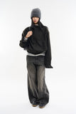 Mei shoulder padded blouson jacket