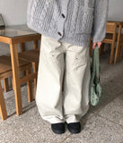 Memin Carpenter Cotton Balloon Wide Pants