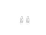 H Edition (W) Cream Hoop Earrings