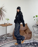 Dibene USA Crop Hoodie