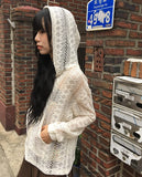 Ryoga Mesh Summer String Hood Zip-Up