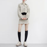 Sie Cotton Short Skirt
