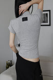[ EEUN BASIC ] Chewing Rounding ShortSleeve T
