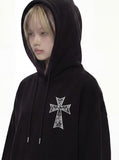 DOT CROSS LACE Hoodie