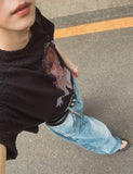 Lua Texture Bowie Short Sleeve T-shirt