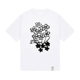 Flower Bouquet Drawing Short Sleeve Tee