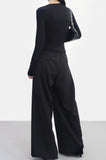 Barre wide slacks pants