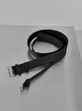 Double strap square wide belt